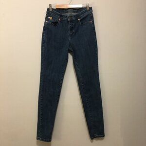 Yoga Jeans Second Yoga Skinny Blue Jeans Size 28 Made in Canada 360 Stretch
